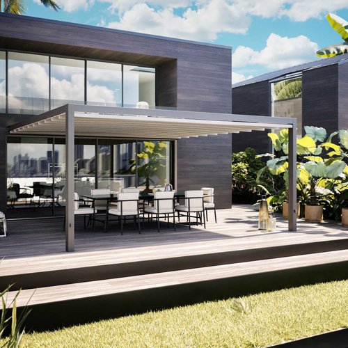 PERGOLA LIBERA: LA SOLUZIONE ADDOSSATA ELEGANTE E FUNZIONALE
